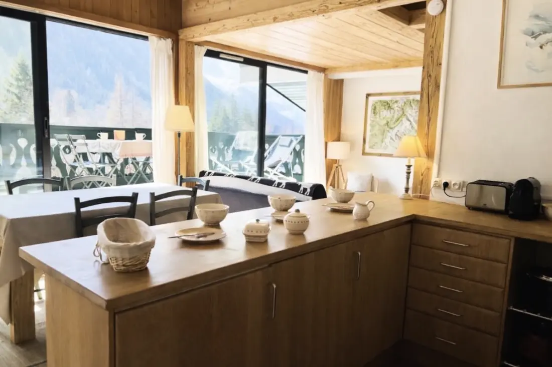 Bel Appt Vue Mont Blanc Au Pied Des Pistes