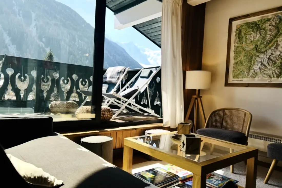 Bel Appt Vue Mont Blanc Au Pied Des Pistes