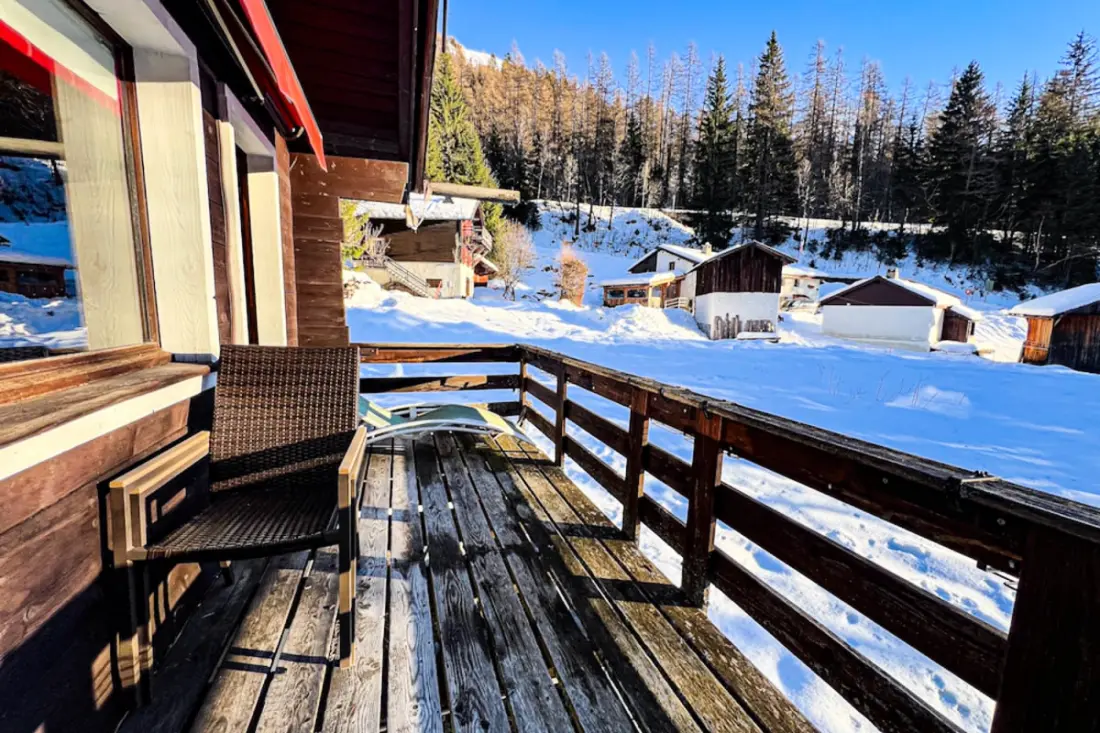 Chalet Flocon De Neige Avec Jardin