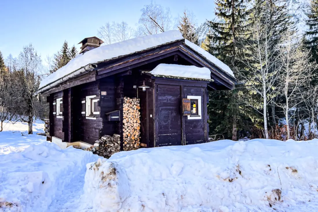 Chalet Flocon De Neige Avec Jardin