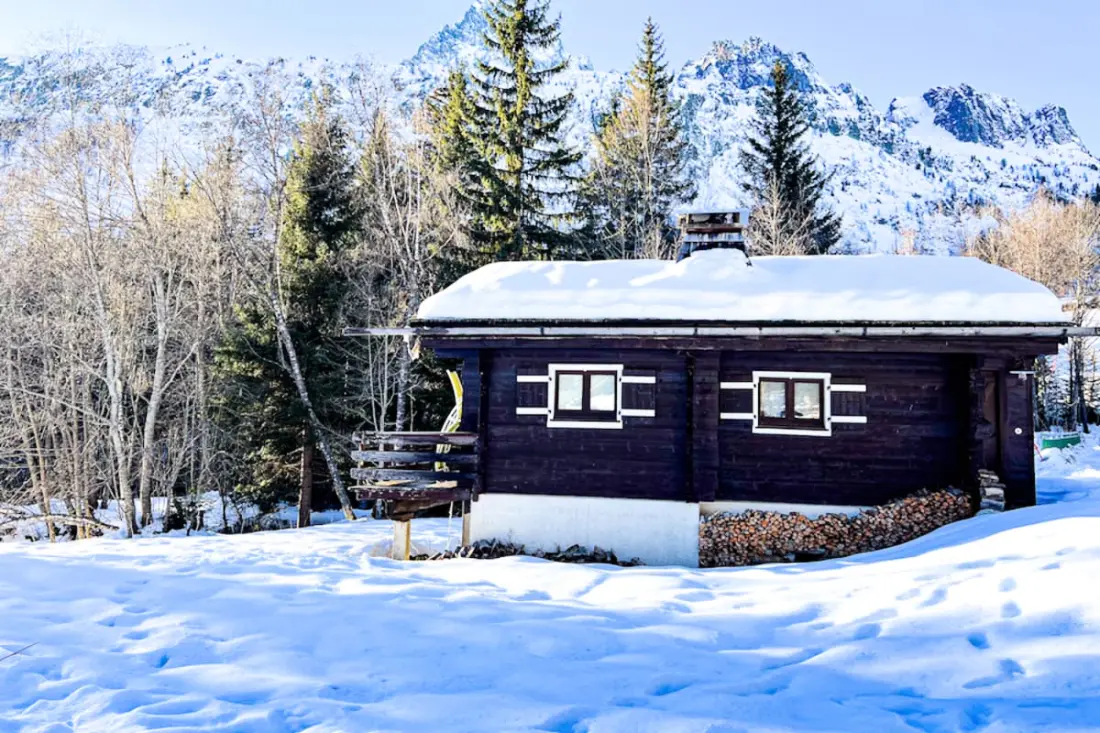 Chalet Flocon De Neige Avec Jardin