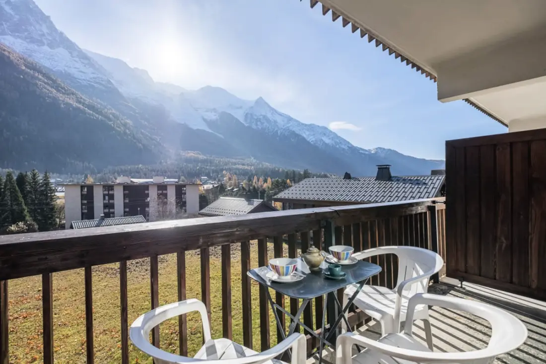 Joli Studio Avec Balcon à Chamonix Avec Parking