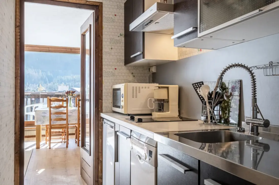 Joli Studio Avec Balcon à Chamonix Avec Parking