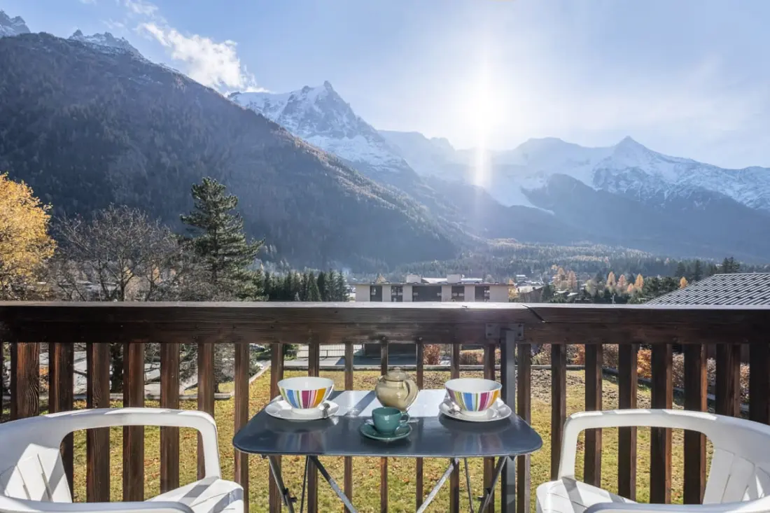 Joli Studio Avec Balcon à Chamonix Avec Parking