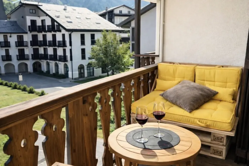 Appartement Central Avec Vue Sur Le Mont Blanc