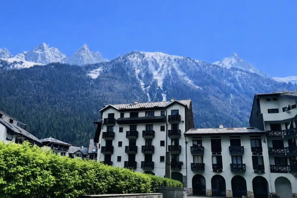 Appartement Central Avec Vue Sur Le Mont Blanc
