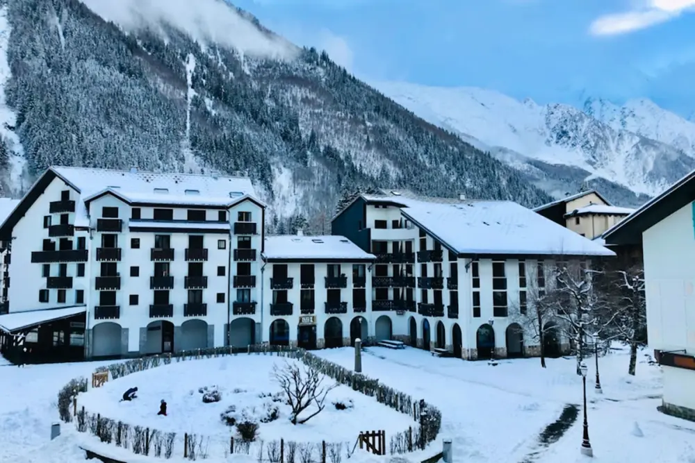 Appartement Central Avec Vue Sur Le Mont Blanc