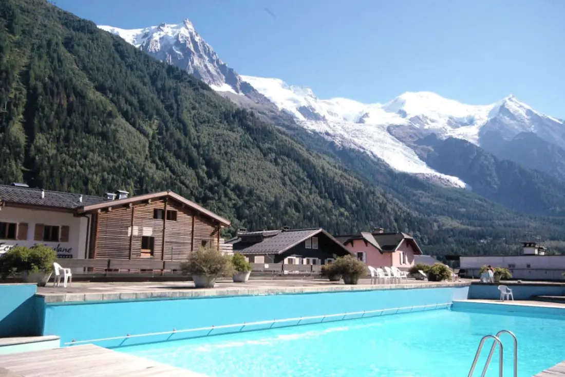 Charmant Studio Vue Mont Blanc Avec Piscine