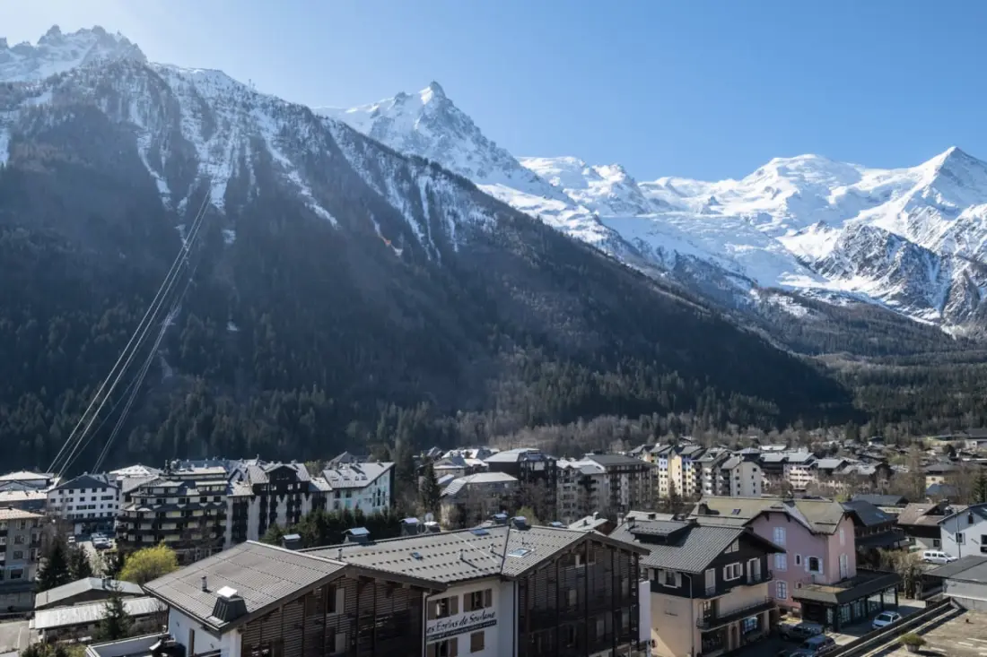 Charmant Studio Vue Mont Blanc Avec Piscine