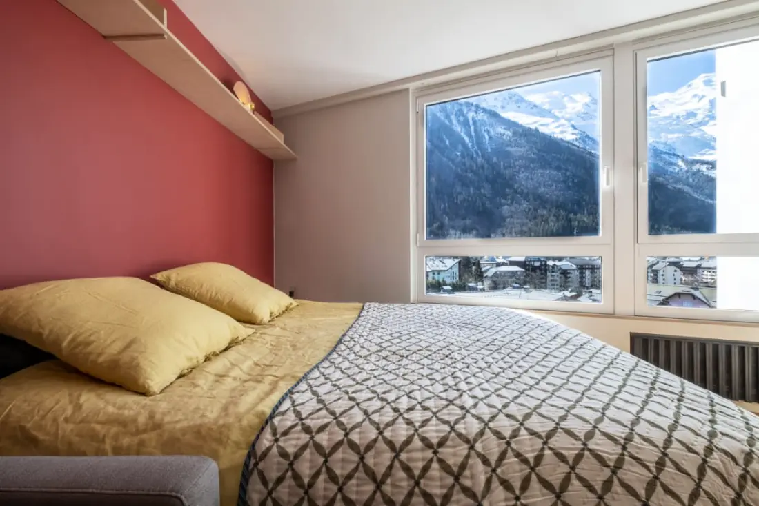 Charmant Studio Vue Mont Blanc Avec Piscine