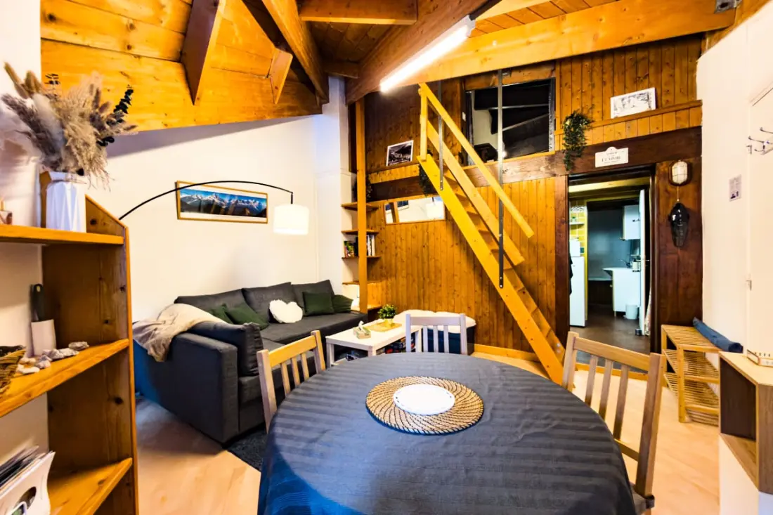 Studio Avec Vue Sur Le Mont Blanc