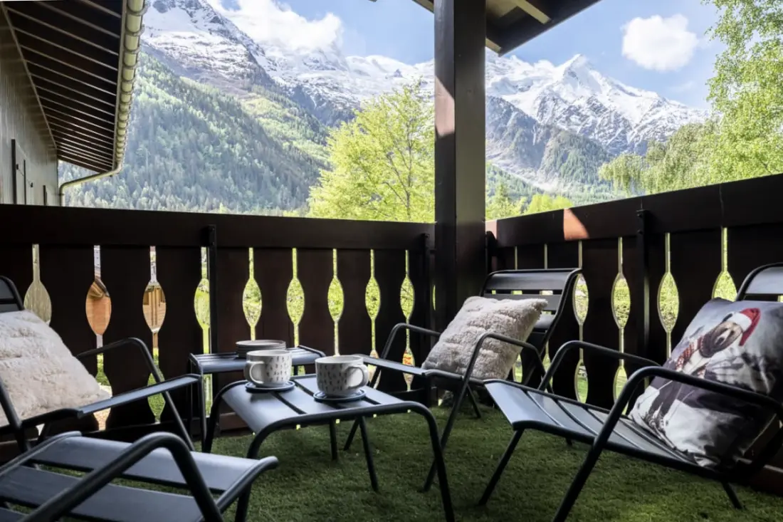 Superbe Apt Vue Mont-blanc Avec Balcons