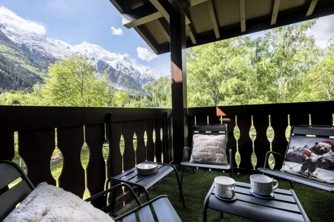 Superbe Apt Vue Mont-blanc Avec Balcons
