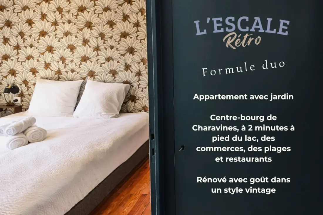 Résidence L'escale RÉtro (duo) – La Pause Vintage Au Bord Du Lac