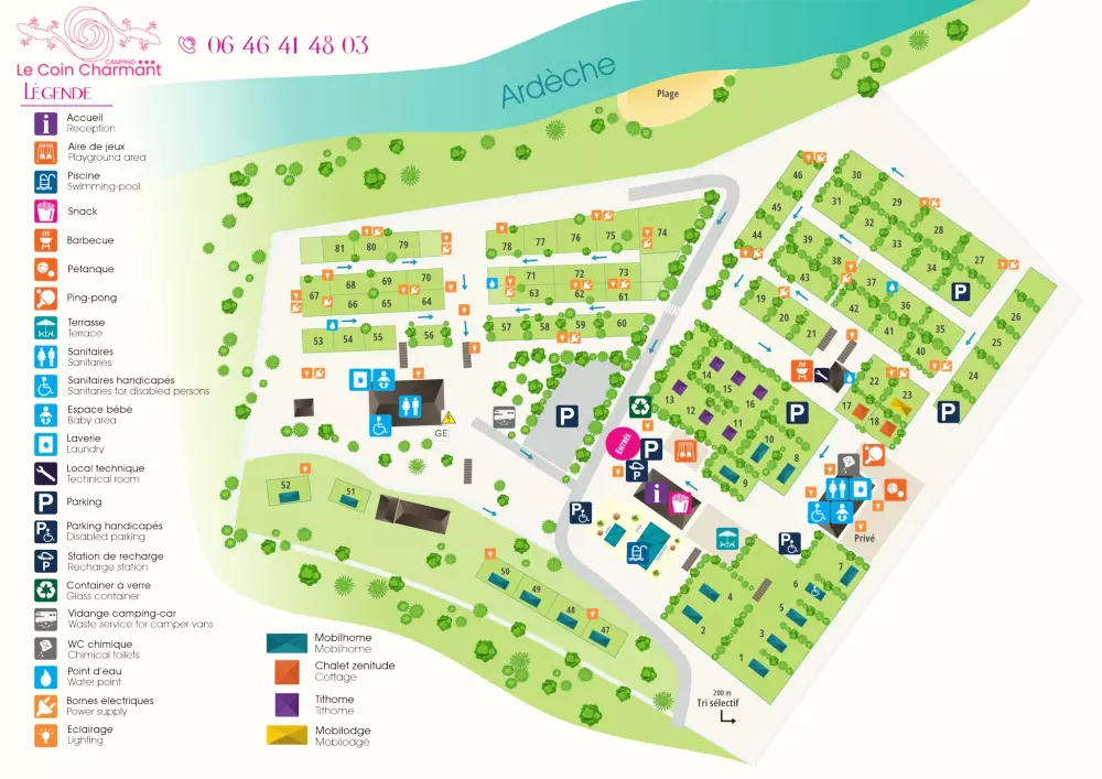 Camping Le Coin Charmant 3 étoiles★★★