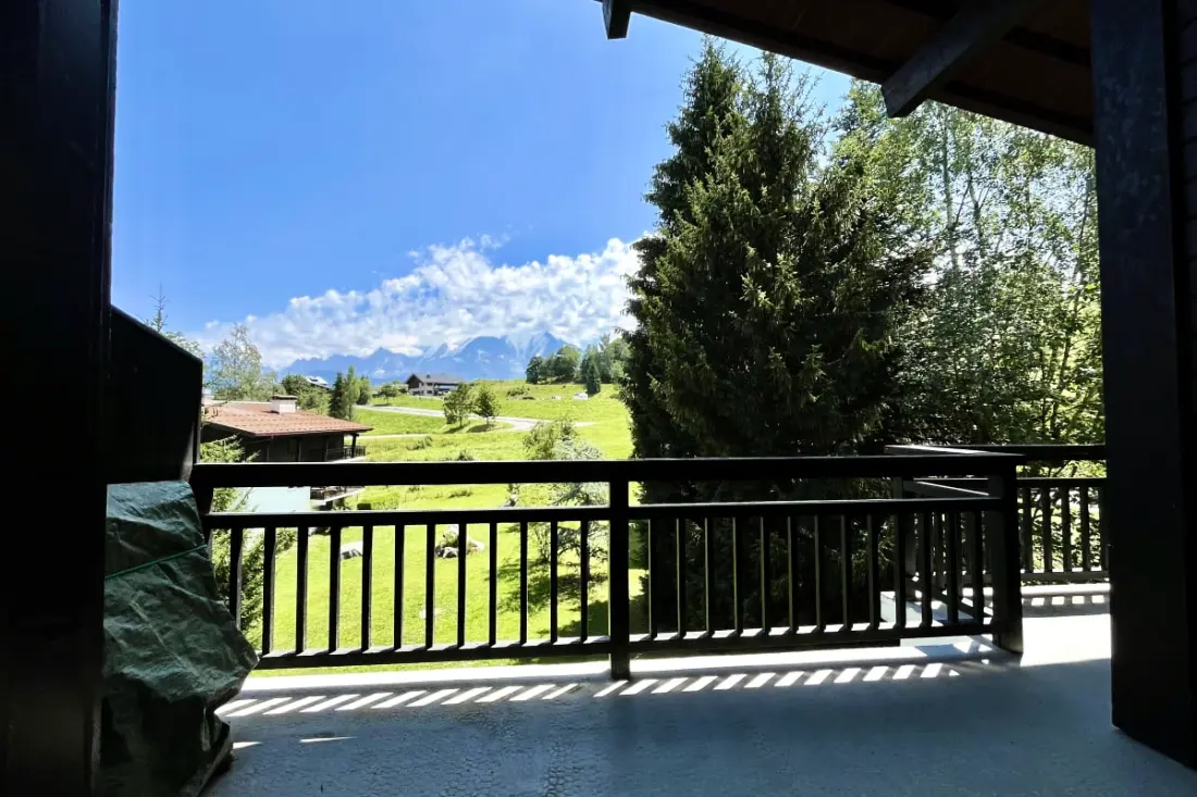 Appartement Skis Aux Pieds Avec Balcon à Combloux