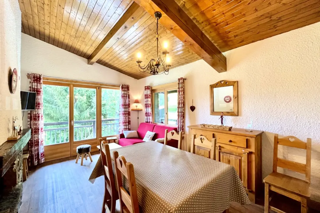Appartement Skis Aux Pieds Avec Balcon à Combloux