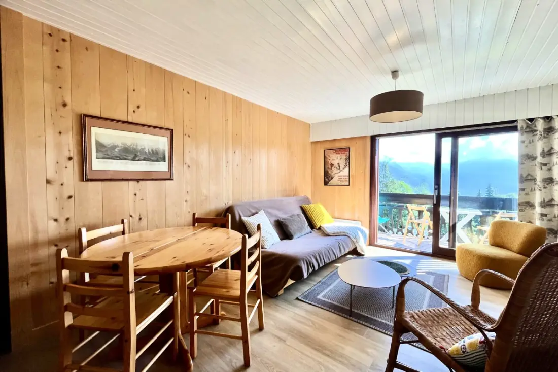 Appartement Vue Mont Blanc, Pistes à 5 Min