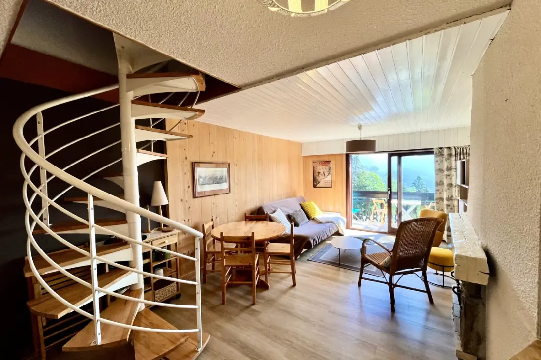Appartement Vue Mont Blanc, Pistes à 5 Min