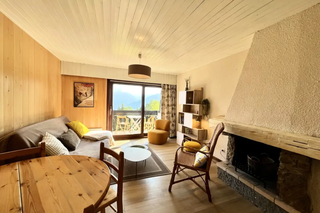 Appartement Vue Mont Blanc, Pistes à 5 Min