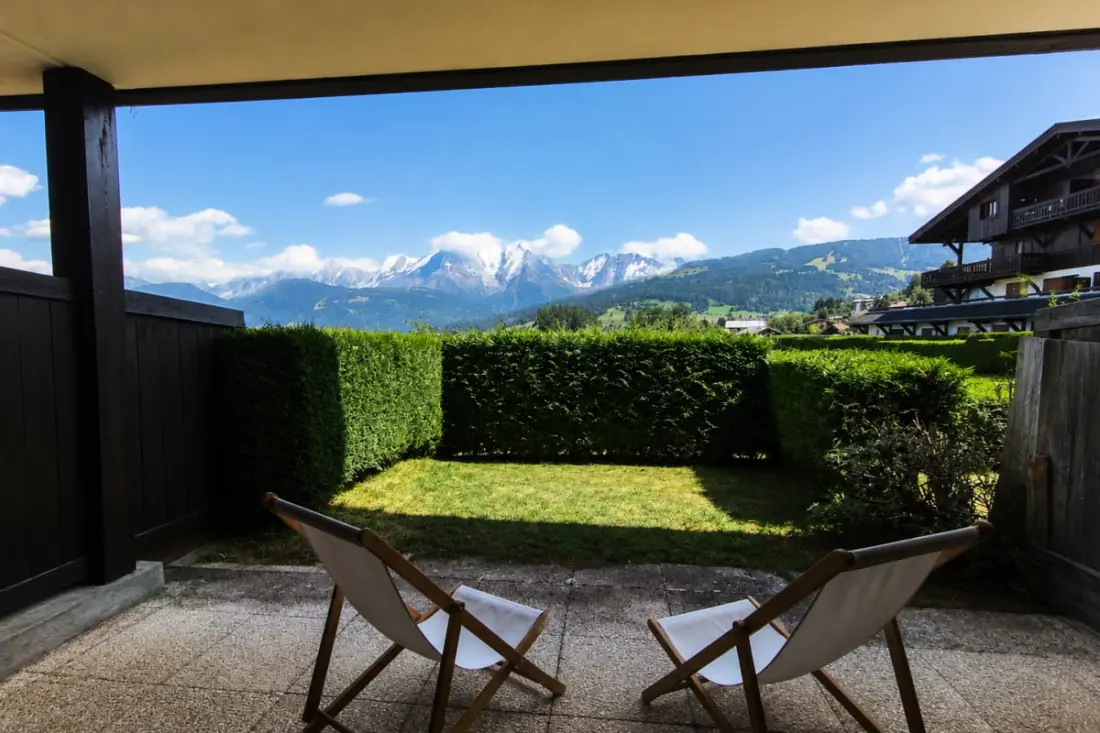 Charmant Studio Vue Mont Blanc à Combloux