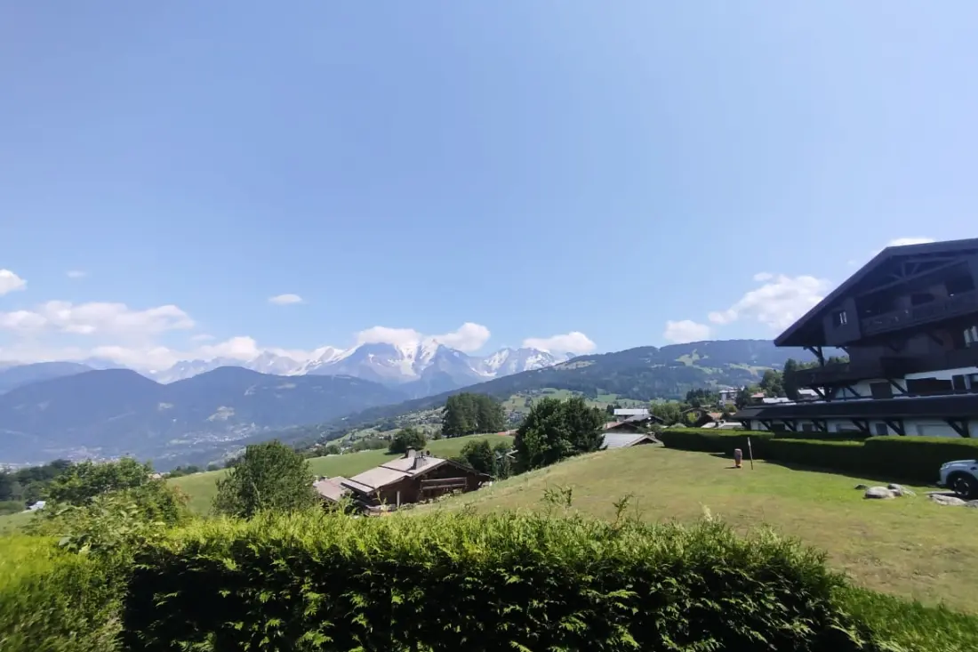 Charmant Studio Vue Mont Blanc à Combloux