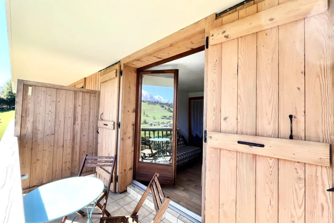 Appartement Chaleureux Avec Vue Mont-blanc