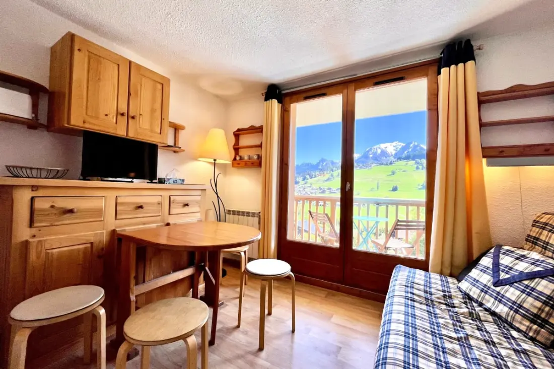 Appartement Chaleureux Avec Vue Mont-blanc