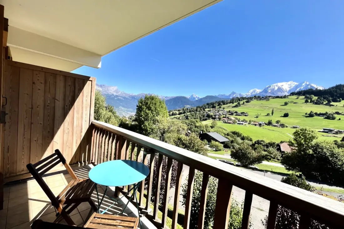 Appartement Chaleureux Avec Vue Mont-blanc
