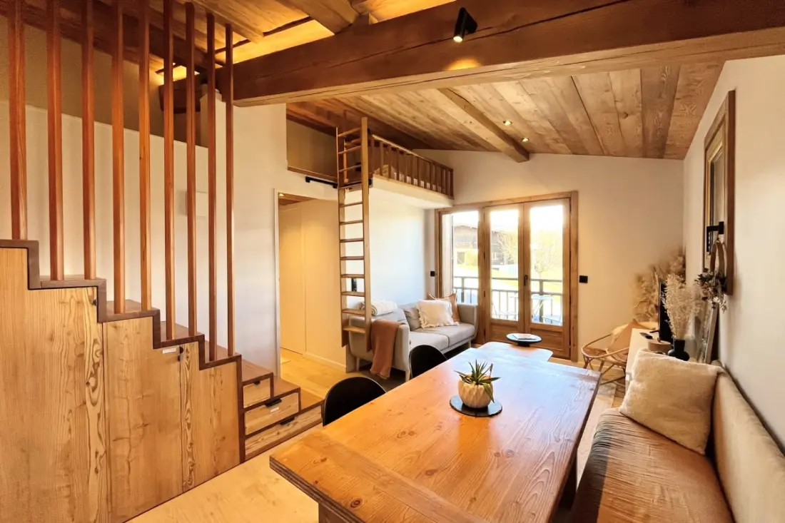 Studio De Charme Avec Vue Montagne &amp; Balcon