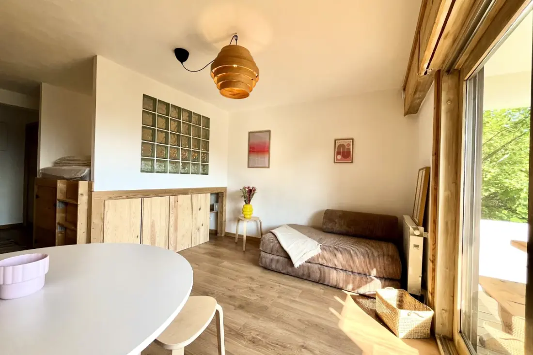 Studio Vue Mont-blanc, Terrasse Et Jardin