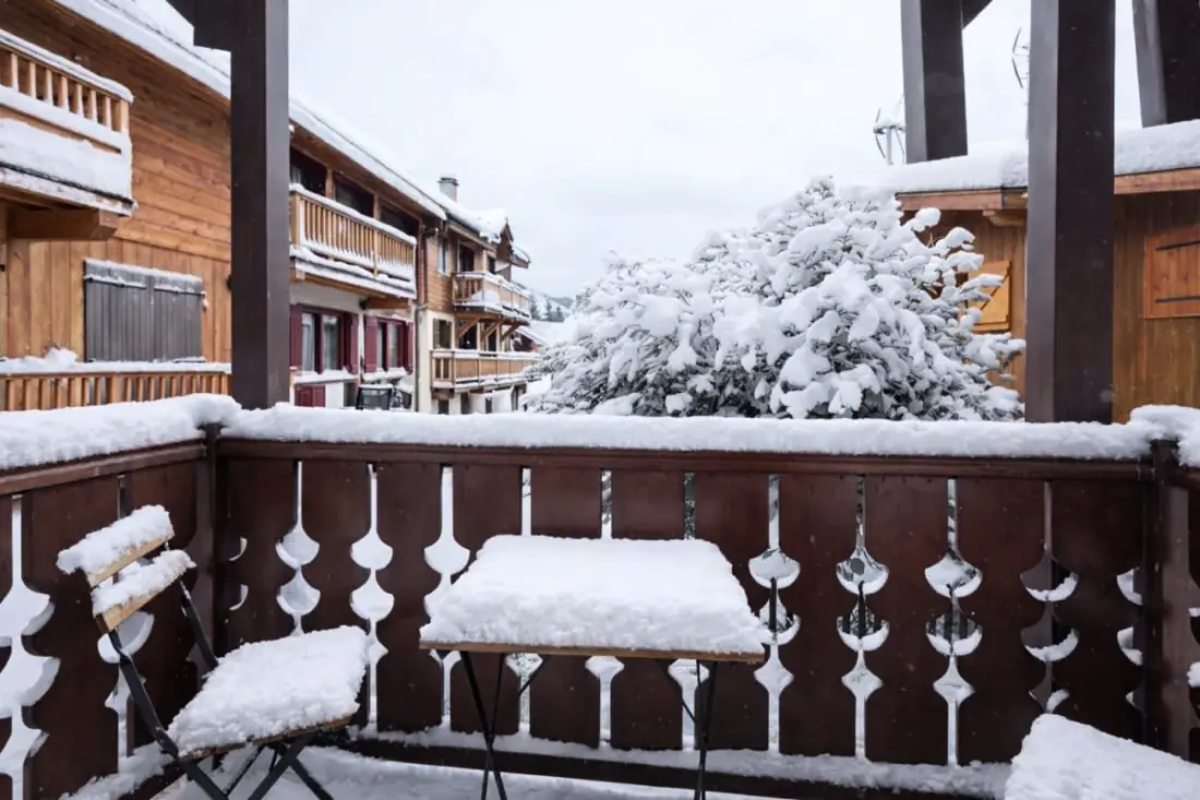 Très Lumineux Cocon Avec Balcon Près Des Pistes
