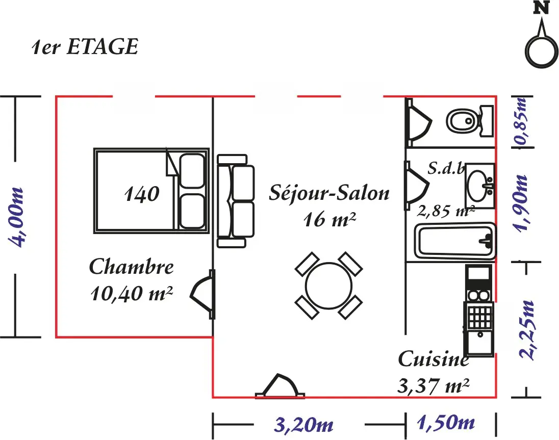 Gîte de France Gîtes de france® - le balcon 2 épis