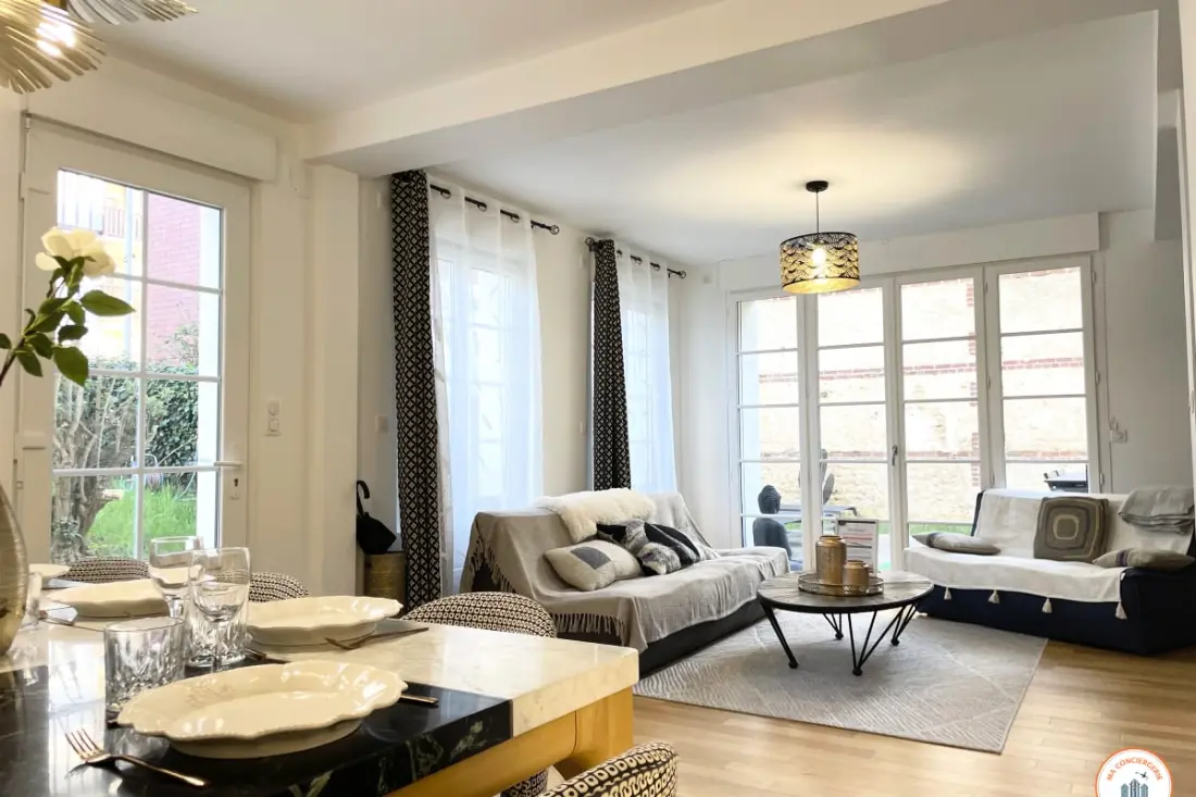 🌳 Le Garden House - Villa Place Morny Avec Jardin
