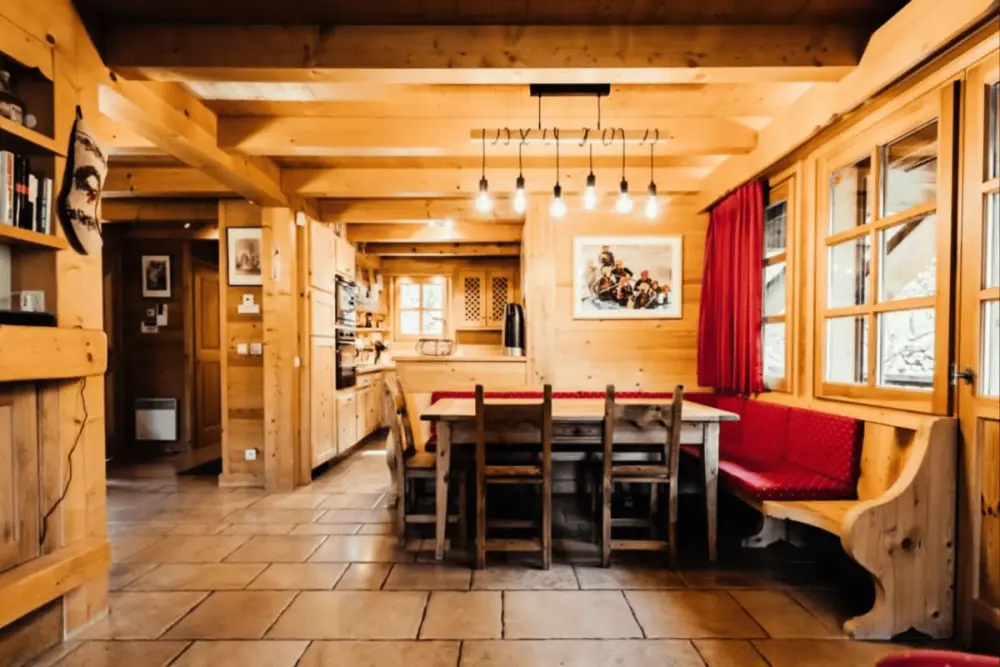 Chalet Avec Balcons à Demi-quartier