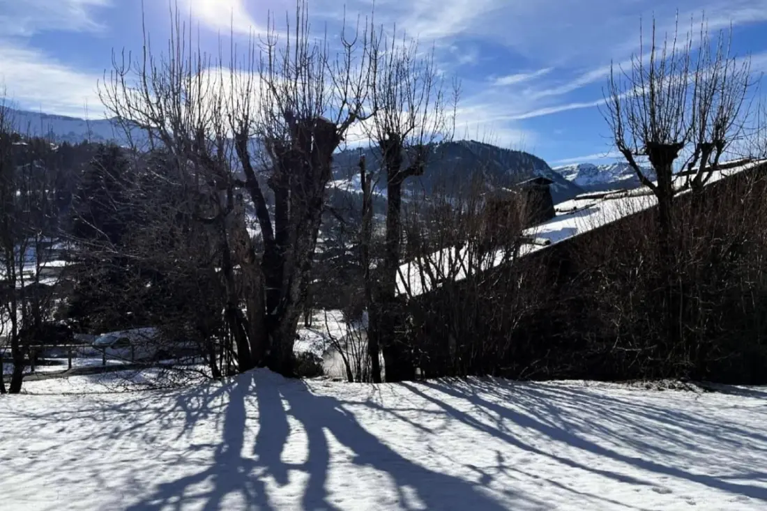 Terrasse Sur Front De Neige