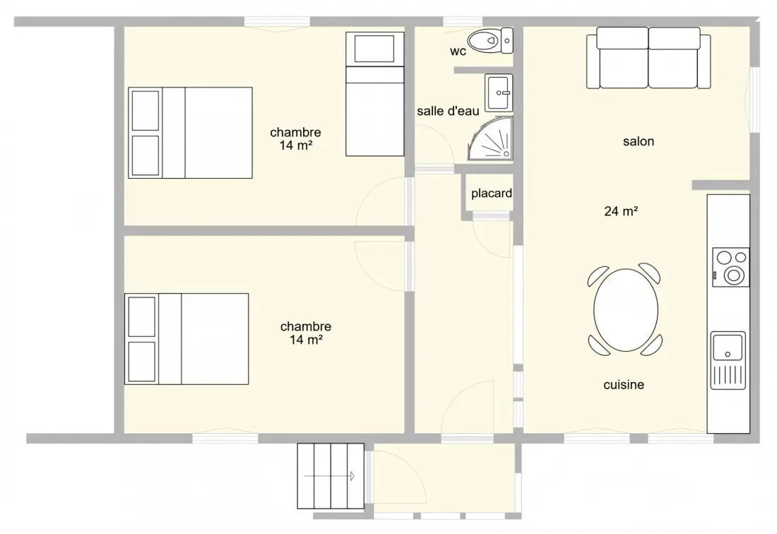 Gîte de France Chez marie-louise 2 épis