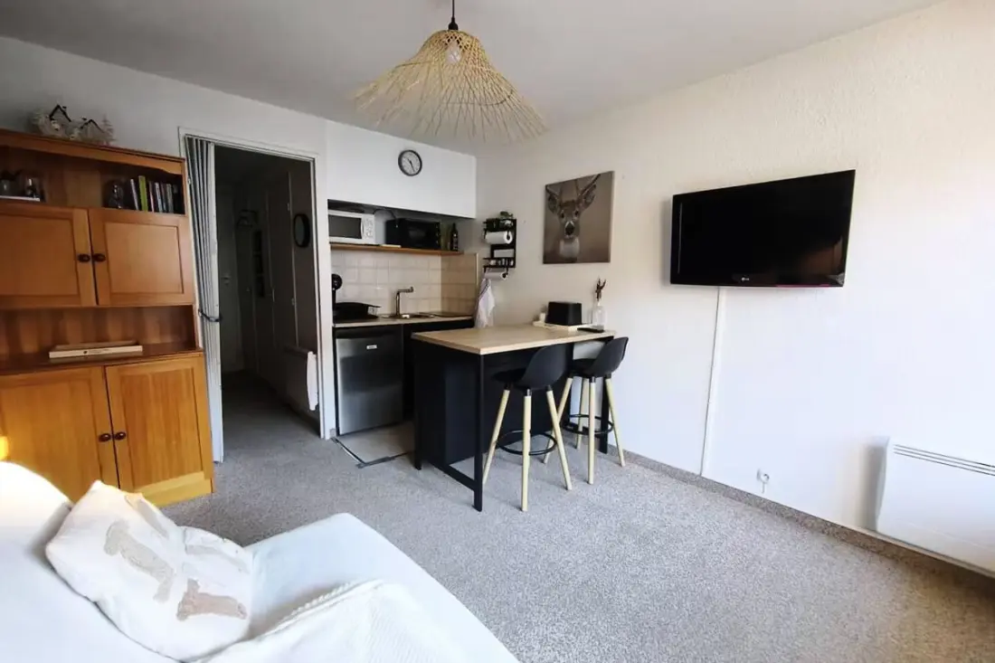 Appartement Avec Balcon Et Vue Au Sauze