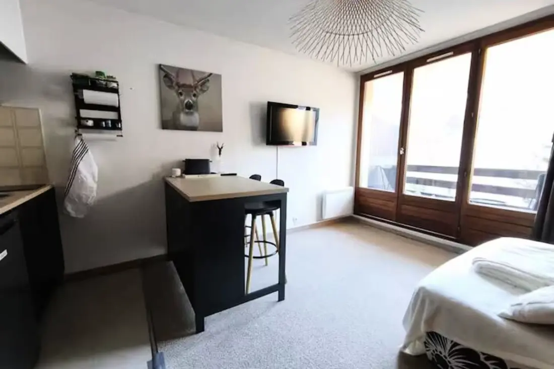 Appartement Avec Balcon Et Vue Au Sauze