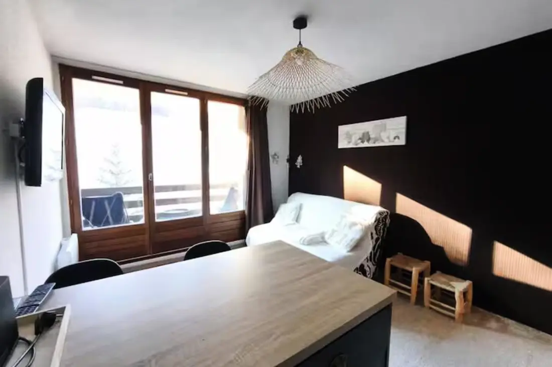 Appartement Avec Balcon Et Vue Au Sauze