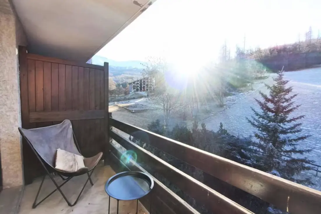 Appartement Avec Balcon Et Vue Au Sauze
