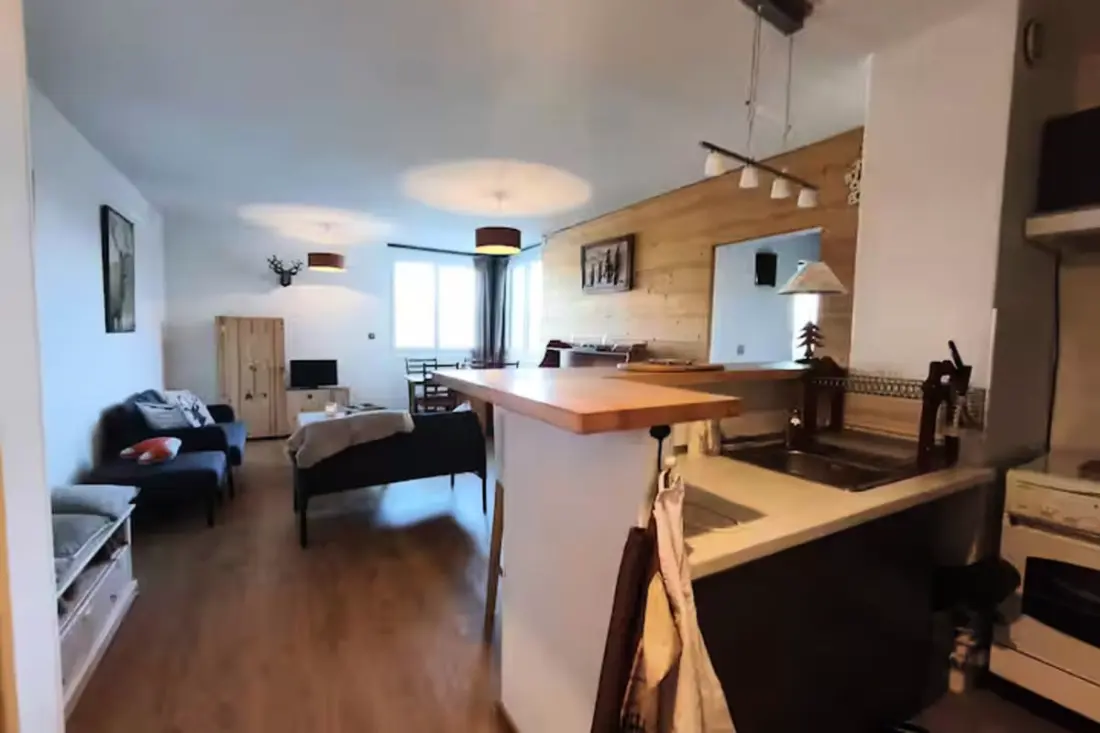 Ski Aux Pieds : Grand F3 De 60m2 Au Sauze
