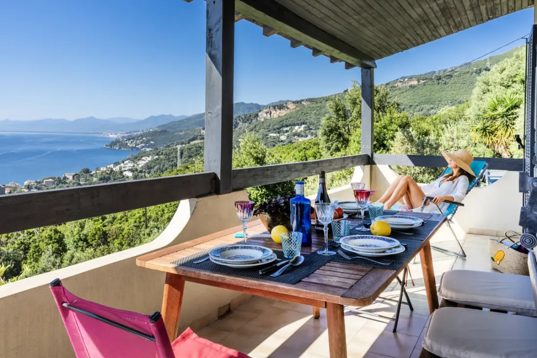 Casa Onda Di Luna – Maison Avec Vue Mer Panoramique à Erbalunga