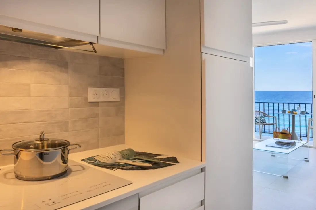 U Mare In Casa – Studio Vue Mer Avec Accès Direct Au Littoral à Erbalunga