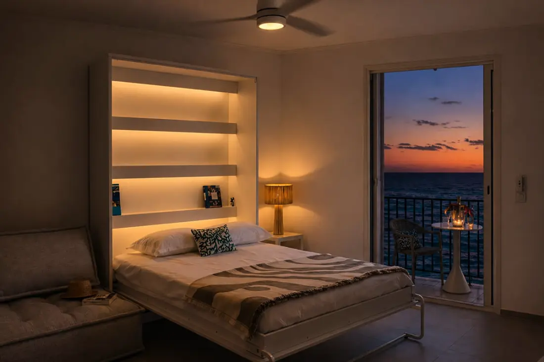 U Mare In Casa – Studio Vue Mer Avec Accès Direct Au Littoral à Erbalunga