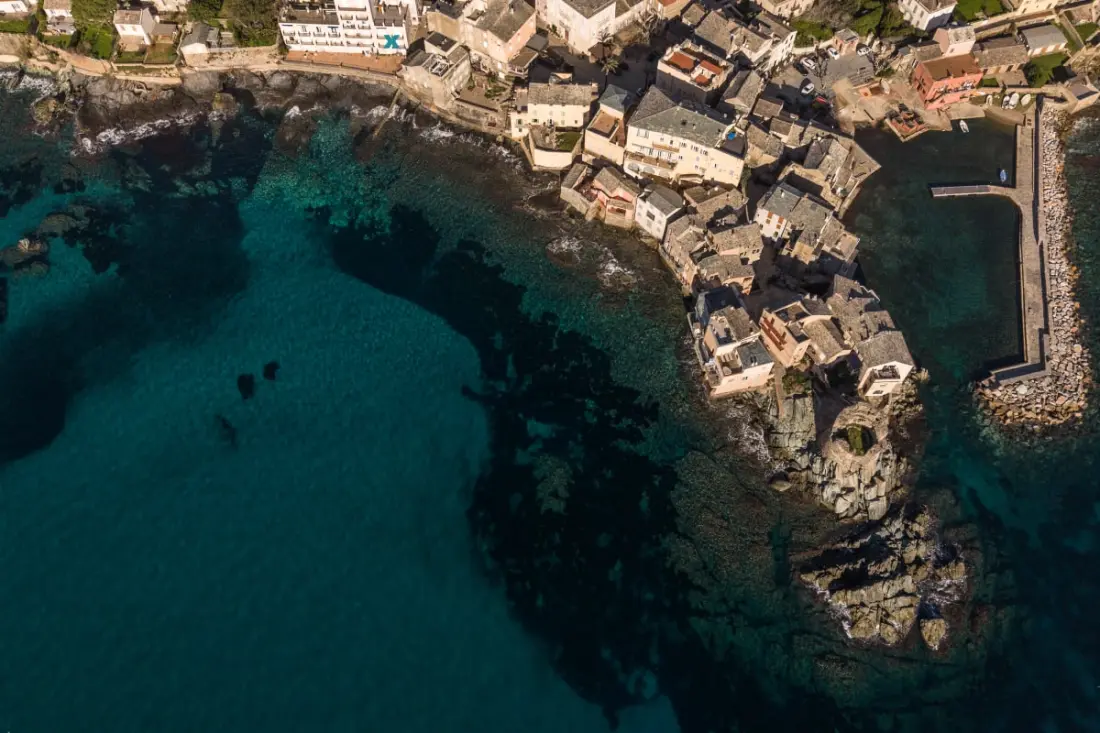 U Mare In Casa – Studio Vue Mer Avec Accès Direct Au Littoral à Erbalunga