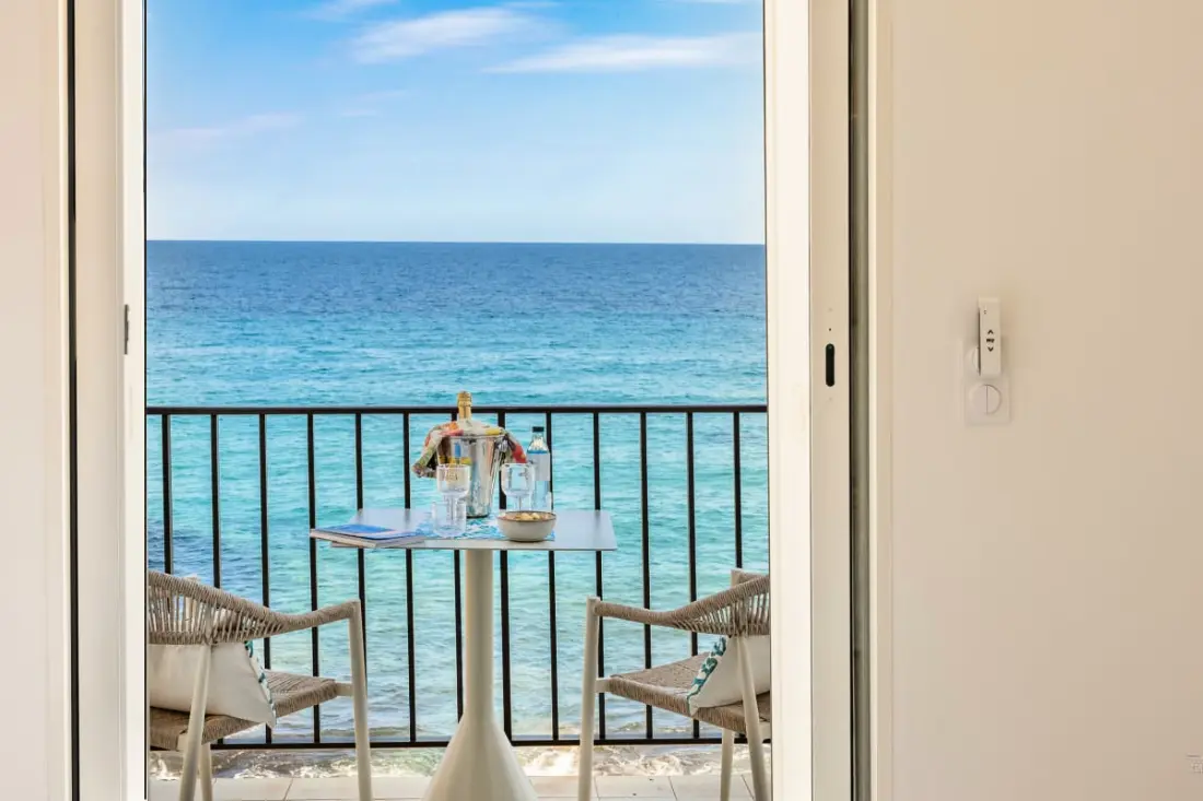 U Mare In Casa – Studio Vue Mer Avec Accès Direct Au Littoral à Erbalunga