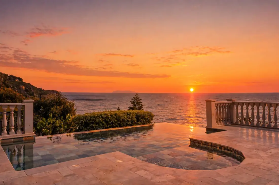 Vill'a Fiurentina – Erbalunga, Piscine à Débordement Vue Mer