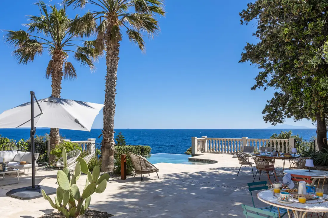 Vill'a Fiurentina – Erbalunga, Piscine à Débordement Vue Mer