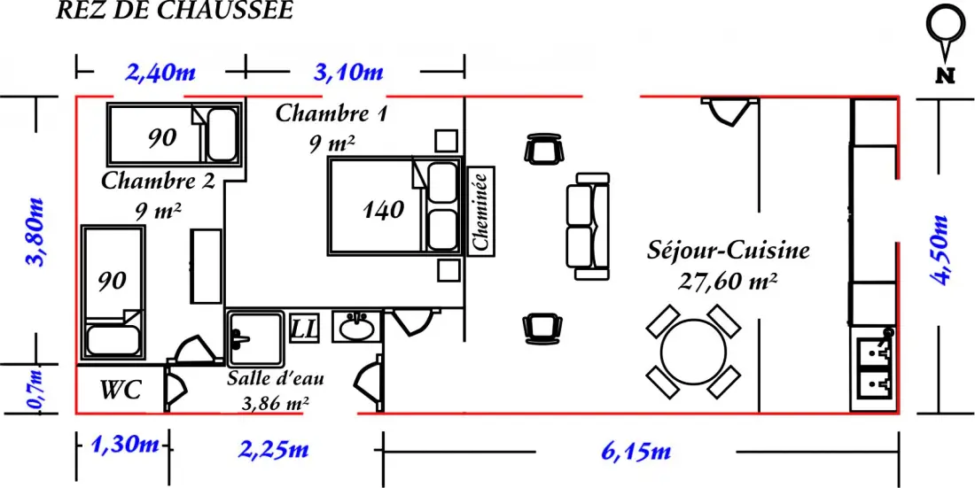Gîte de France Gîtes de france® - le petit gîte 2 épis